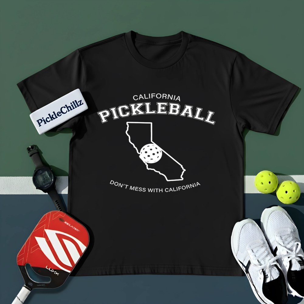 Don't Mess With California Pickleball Unisex T-Shirt - Picklechillz