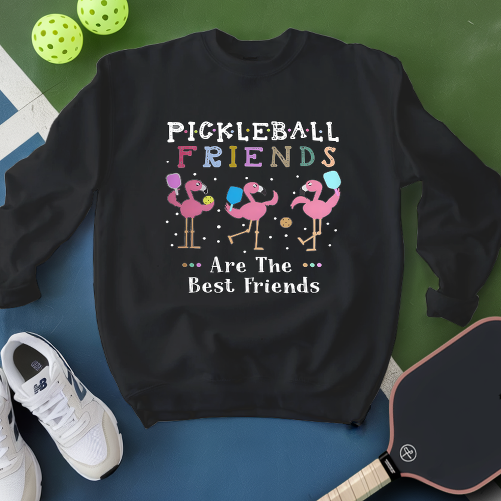Good serves, great friends, best memories Sweatshirt - Picklechillz
