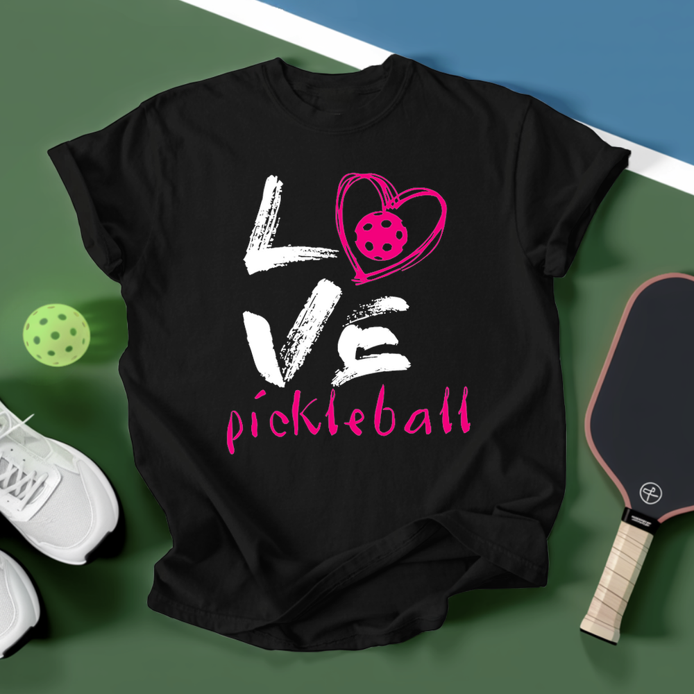 I Love Pickleball Unisex T-Shirt - Picklechillz
