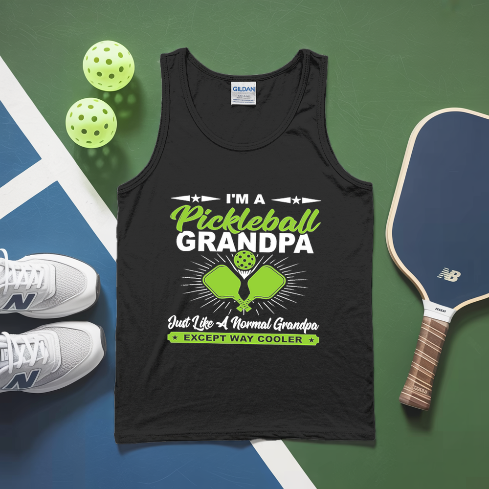 I'm A Pickleball Grandpa Just Like A Normal Grandpa Except Way Cooler Tank Top - Picklechillz