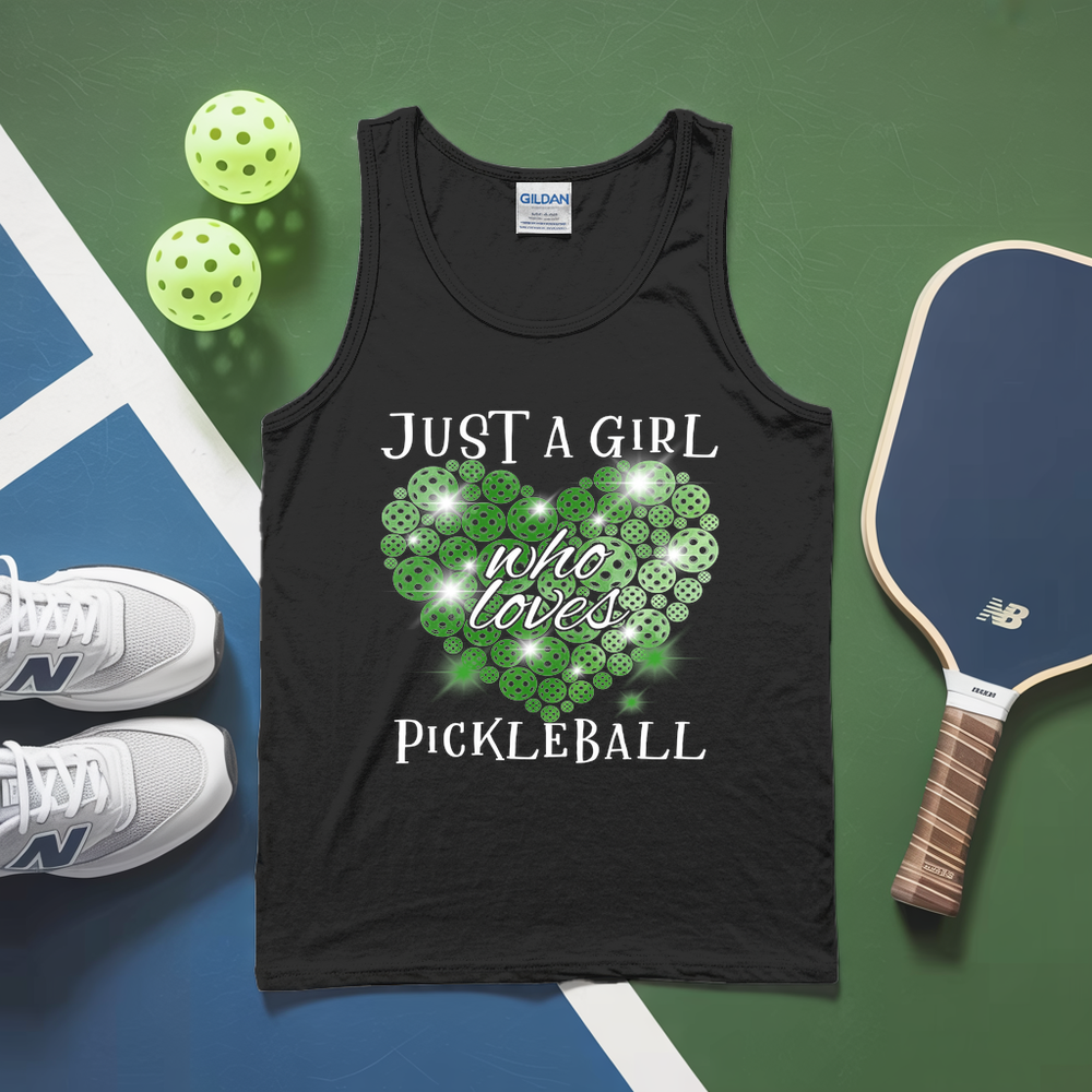 Hot Just a Girl Who Loves Pickleball For Player Tank Top - Picklechillz