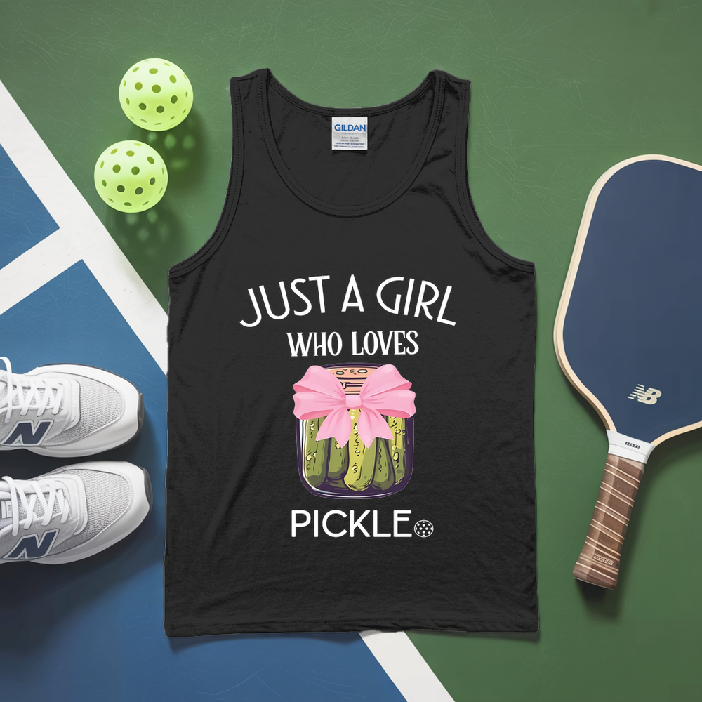 Just a Girl Who Loves Pickleballs v2 Tank Top - Picklechillz