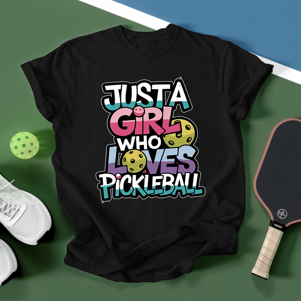 Just a Who Loves Pickleball Unisex T-Shirt - Picklechillz