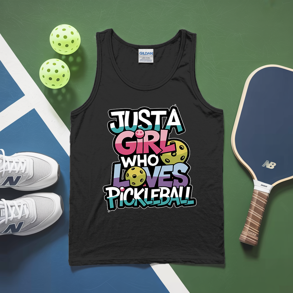 Just a Who Loves Pickleball Tank Top - Picklechillz