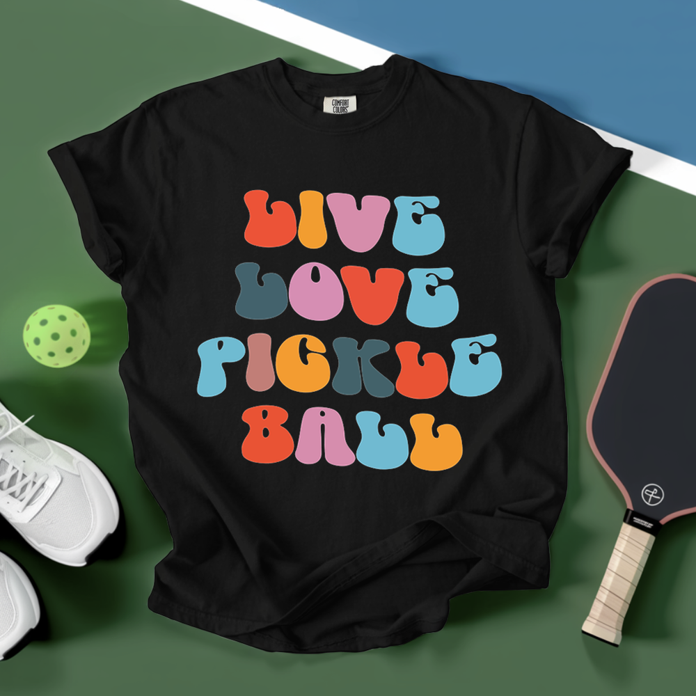 Live Love Pickleball Unisex T-Shirt - Picklechillz