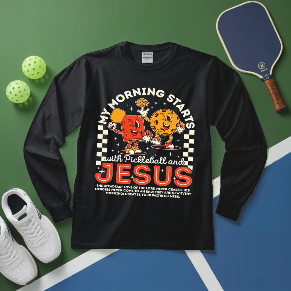 Christian Pickleball And Jesus Long Sleeve - Picklechillz