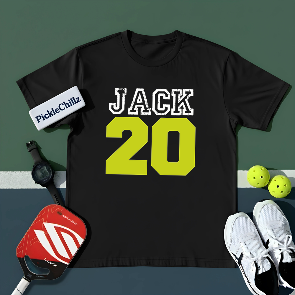 Custom Name and Number Pickleball Team Unisex T-Shirt - Picklechillz