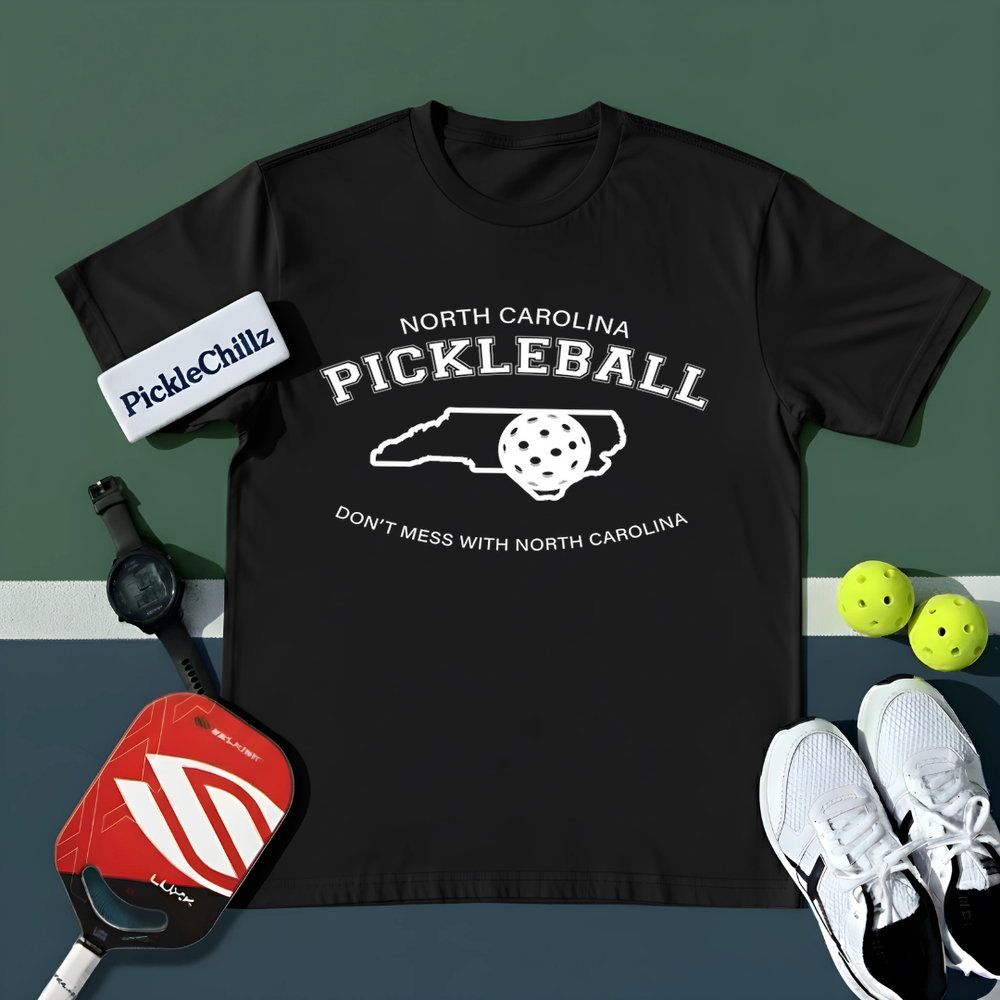 Don't Mess With North Carolina Pickleball Unisex T-Shirt - Picklechillz