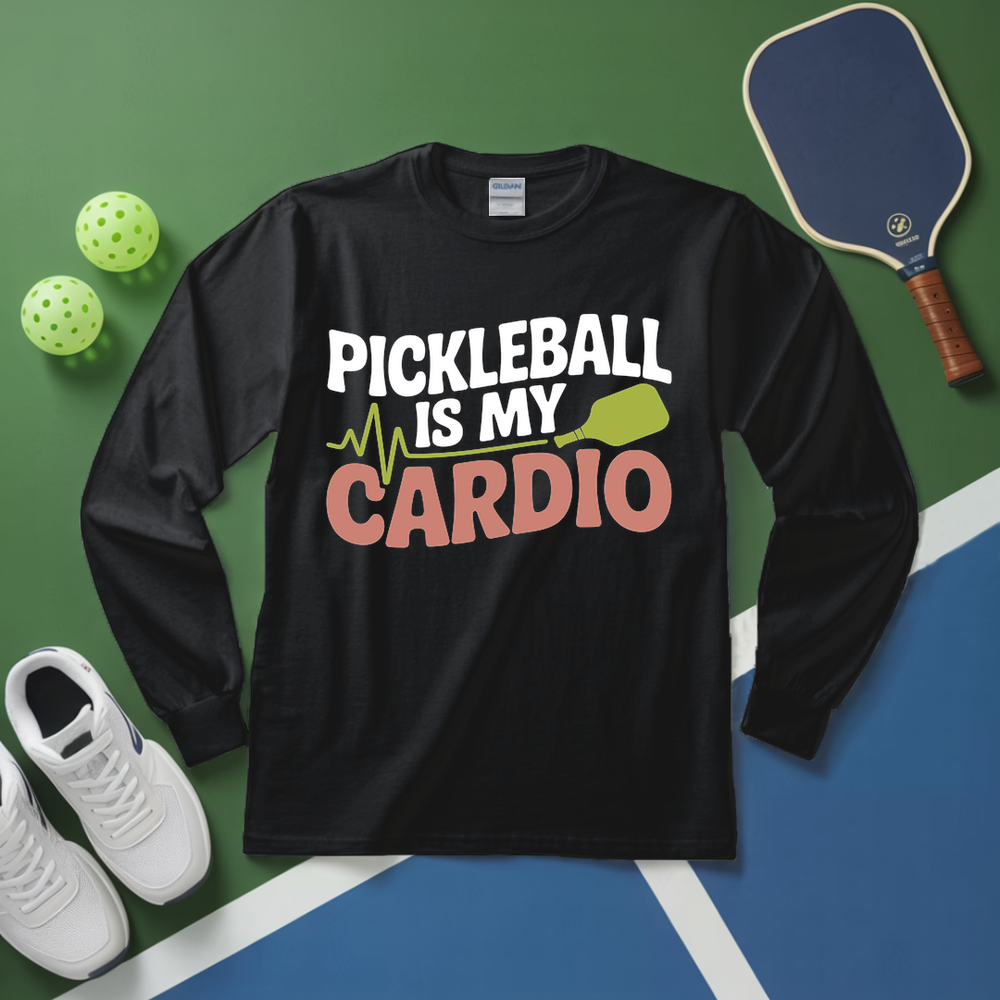 Pickleball Is My Cardio Long Sleeve - Picklechillz