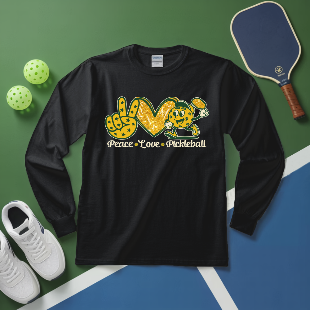 Peace Love Pickleball Long Sleeve - Picklechillz