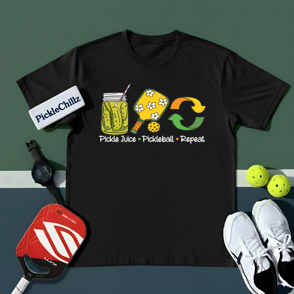 Pickle Juice Pickleball Repeat Player Unisex T-Shirt - Picklechillz