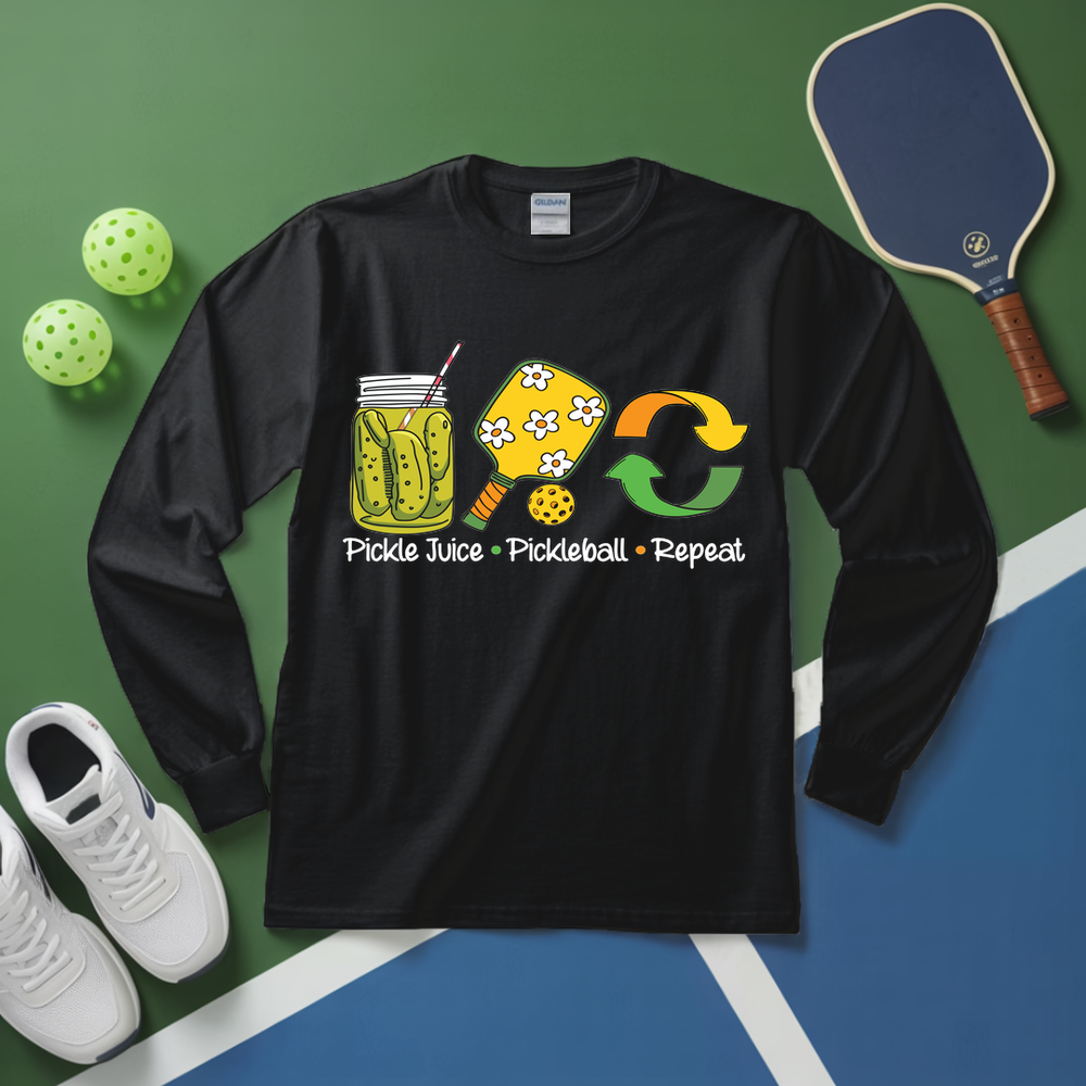 Pickle Juice Pickleball Repeat Player Long Sleeve - Picklechillz
