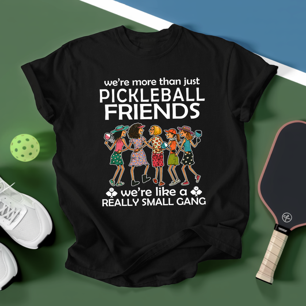 Funny Team 5 Pickleball Friends Pickleball Gang Unisex T-Shirt - Picklechillz