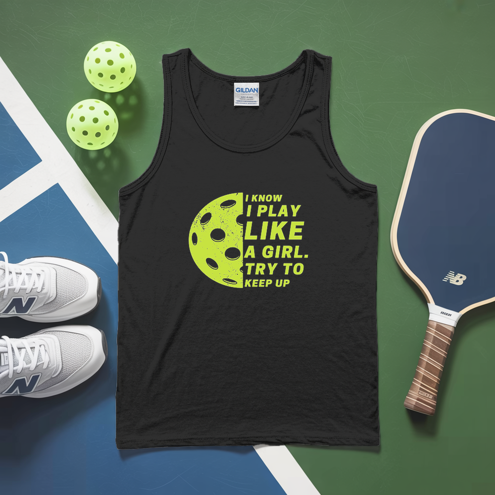 Play Like A Girl Pickleball Tank Top - Picklechillz