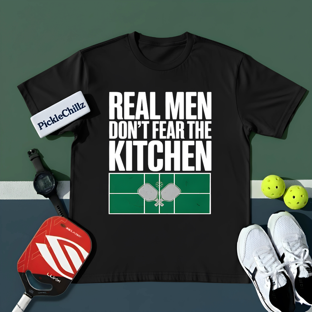 Real Men Don'T Fear The Kitchen Unisex T-Shirt - Picklechillz