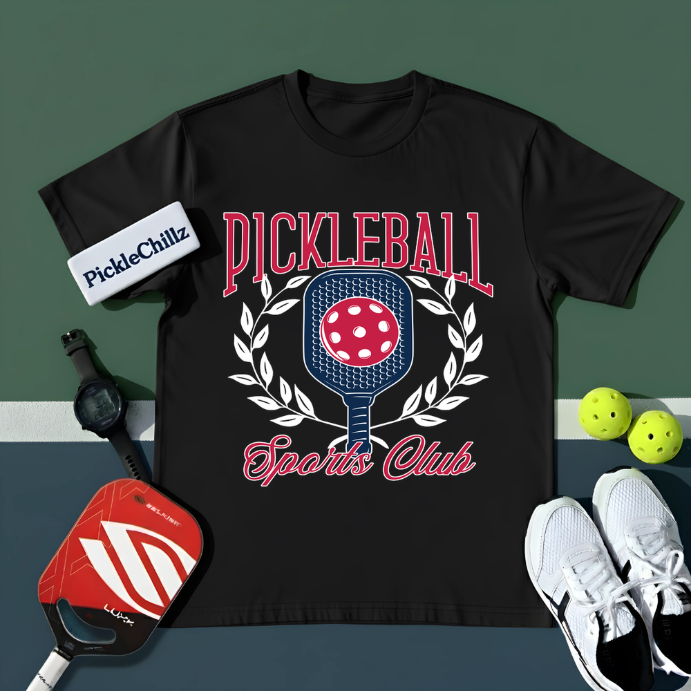 Pickleball Sports Club Graphic Unisex T-Shirt - Picklechillz