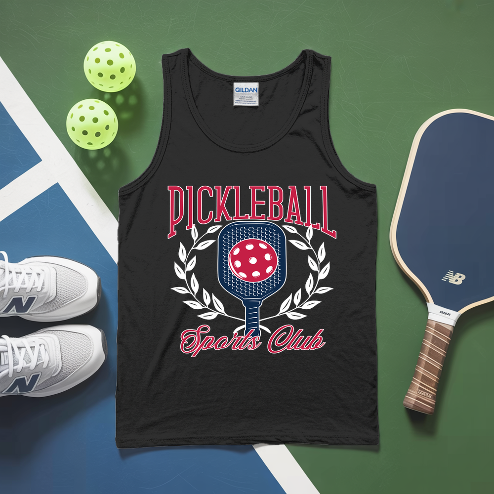 Pickleball Sports Club Graphic Tank Top - Picklechillz