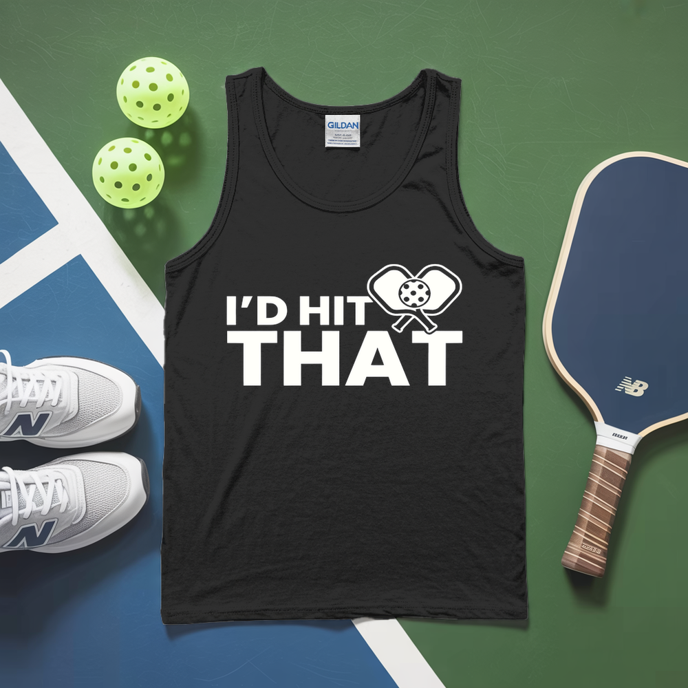 I'D Hit That Quotes Funny Tank Top - Picklechillz