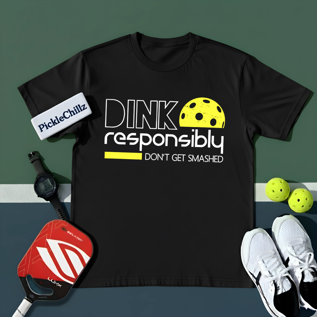 Dink Responsibly Don'T Get Smashed Unisex T-Shirt - Picklechillz