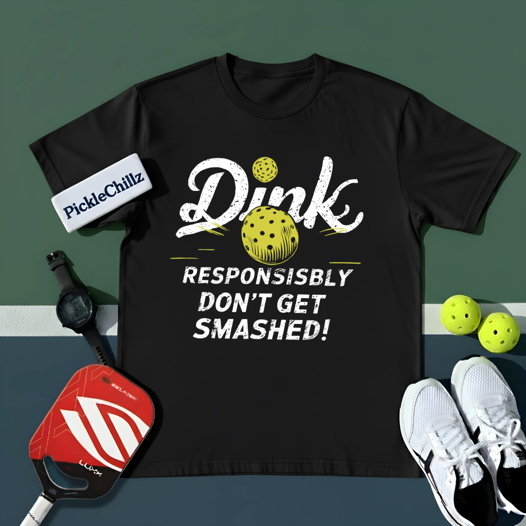 Dink Responsibly Unisex T-Shirt - Picklechillz