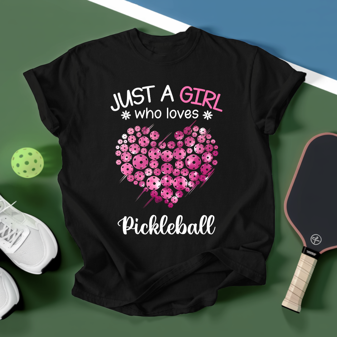 Just a Girl Who Loves Pickleball Unisex T-Shirt - Picklechillz