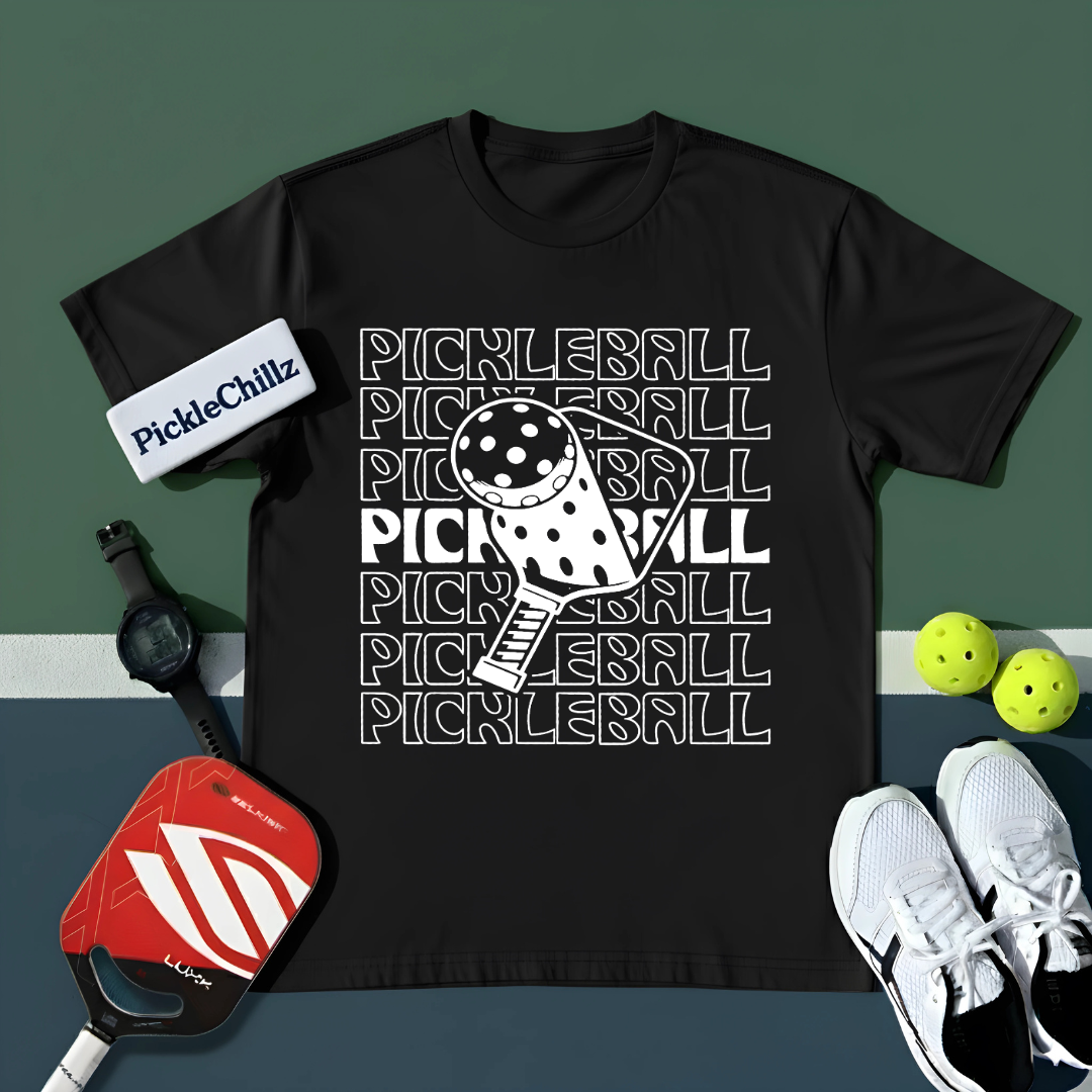 Pickleball Paddle and Ball Unisex T-Shirt - Picklechillz