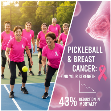 A doctor using a tablet to explain breast cancer to a group of female patients