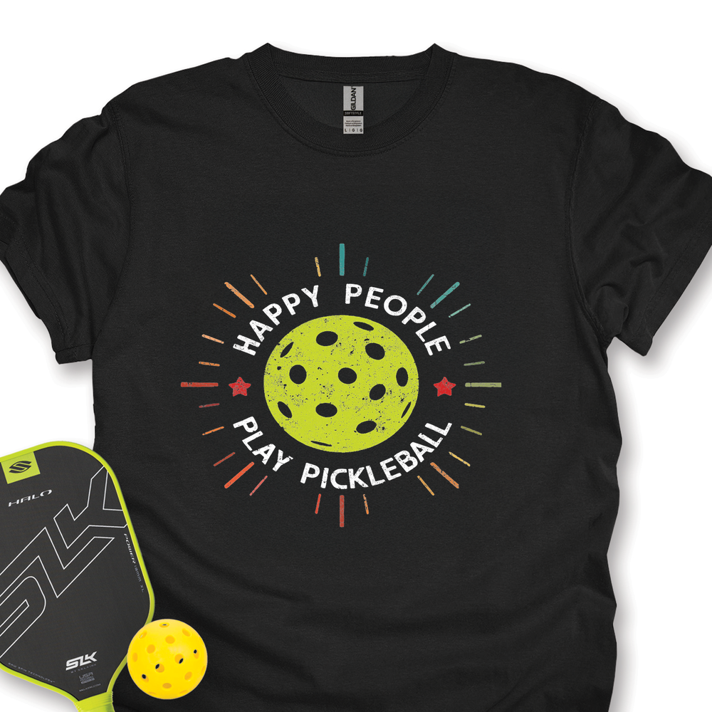 Happy People Play Pickleball Unisex T-Shirt - Picklechillz