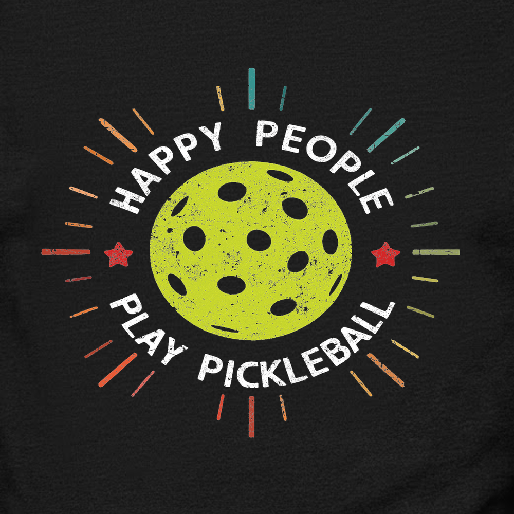 Happy People Play Pickleball Long Sleeve - Picklechillz