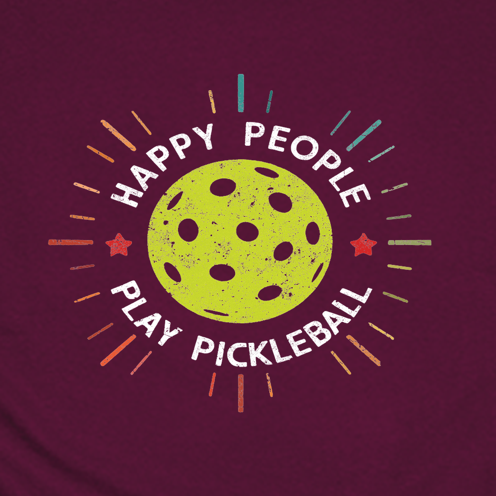 Happy People Play Pickleball Unisex T-Shirt - Picklechillz