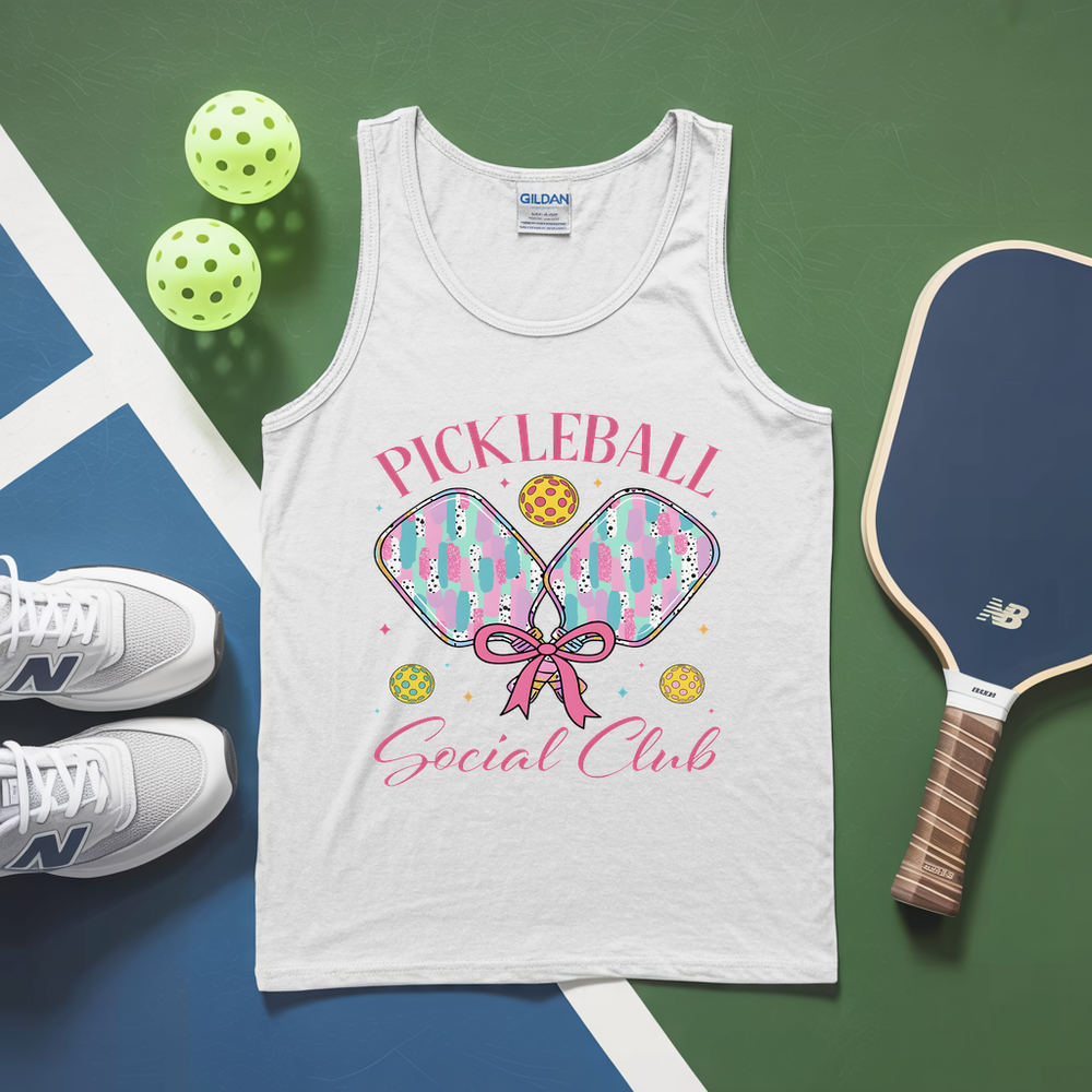 Pickleball Social Club Graphic Tank Top - Picklechillz