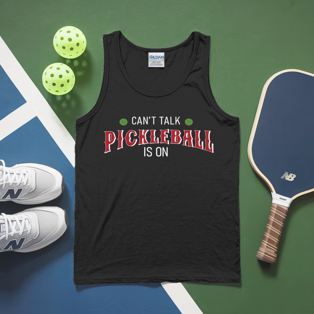 Can’T Talk Pickleball Is On Tank Top - Picklechillz