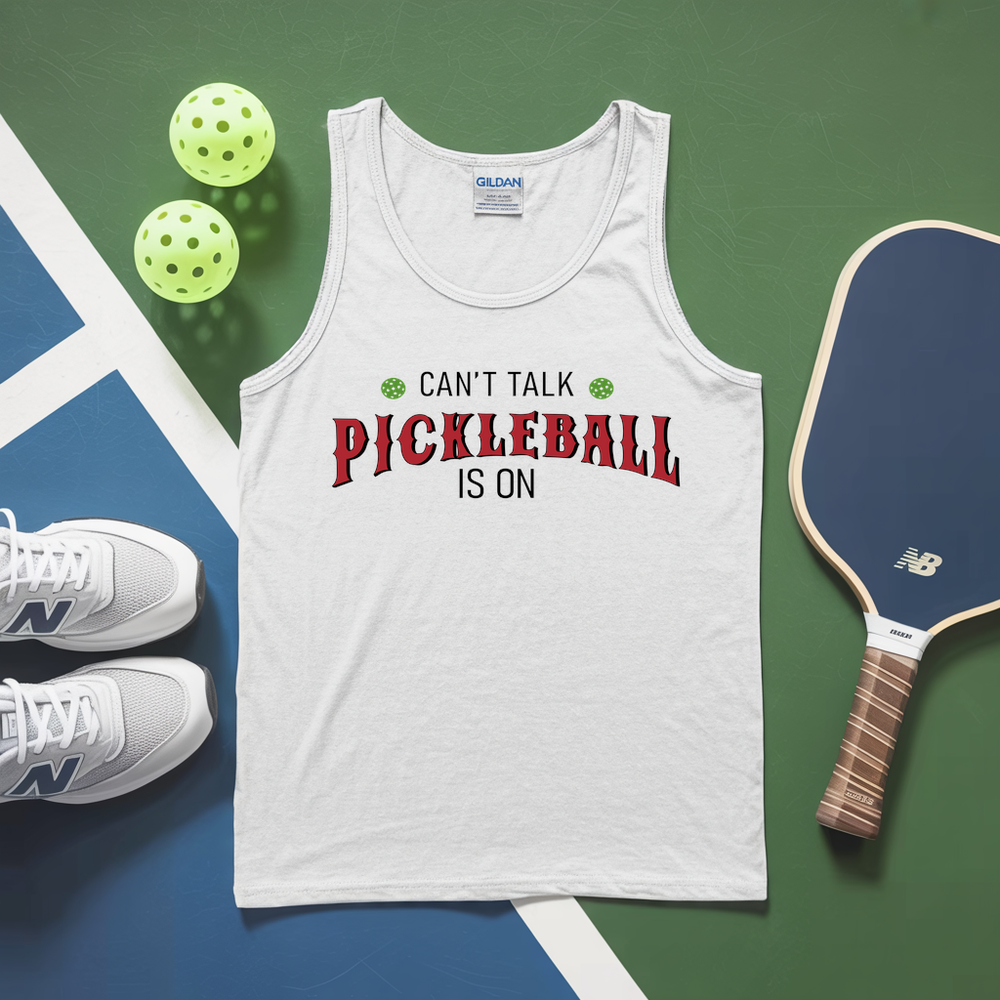 Can’T Talk Pickleball Is On Tank Top - Picklechillz