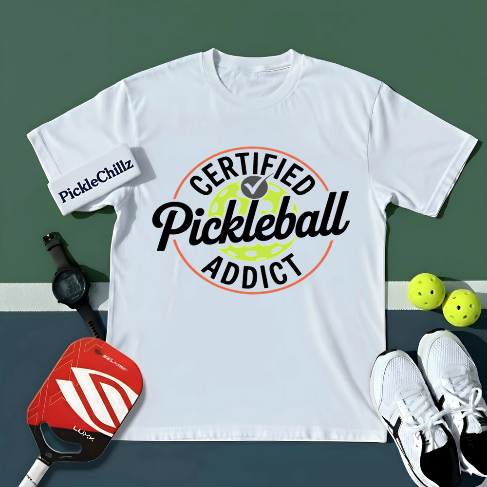 Certified Addict Pickleball Unisex T-Shirt - Picklechillz