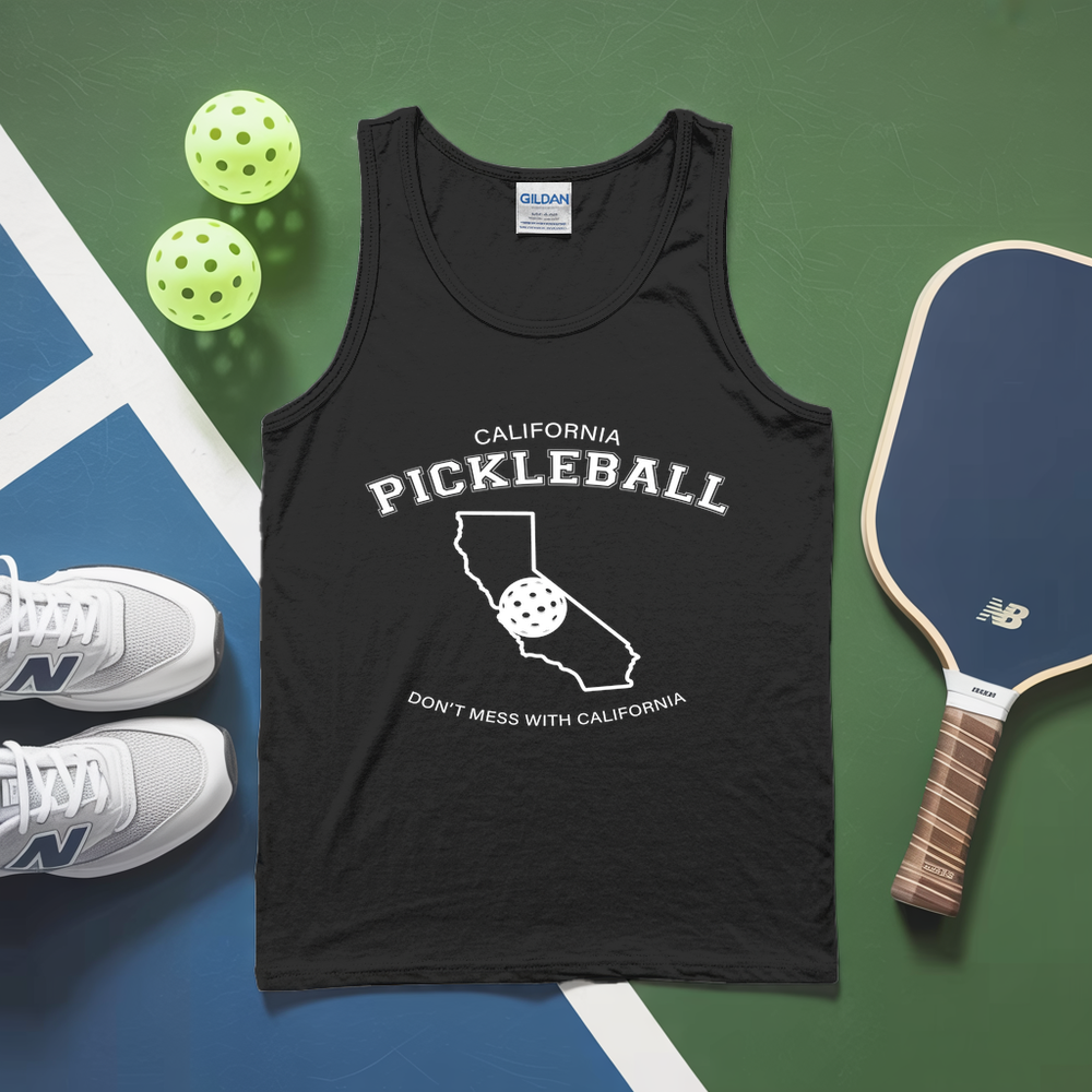 Don't Mess With California Pickleball Tank Top - Picklechillz