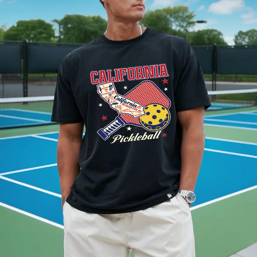California Pickleball Players And Fans Unisex T-Shirt - Picklechillz