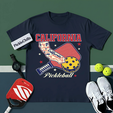 California Pickleball Players And Fans Unisex T-Shirt - Picklechillz