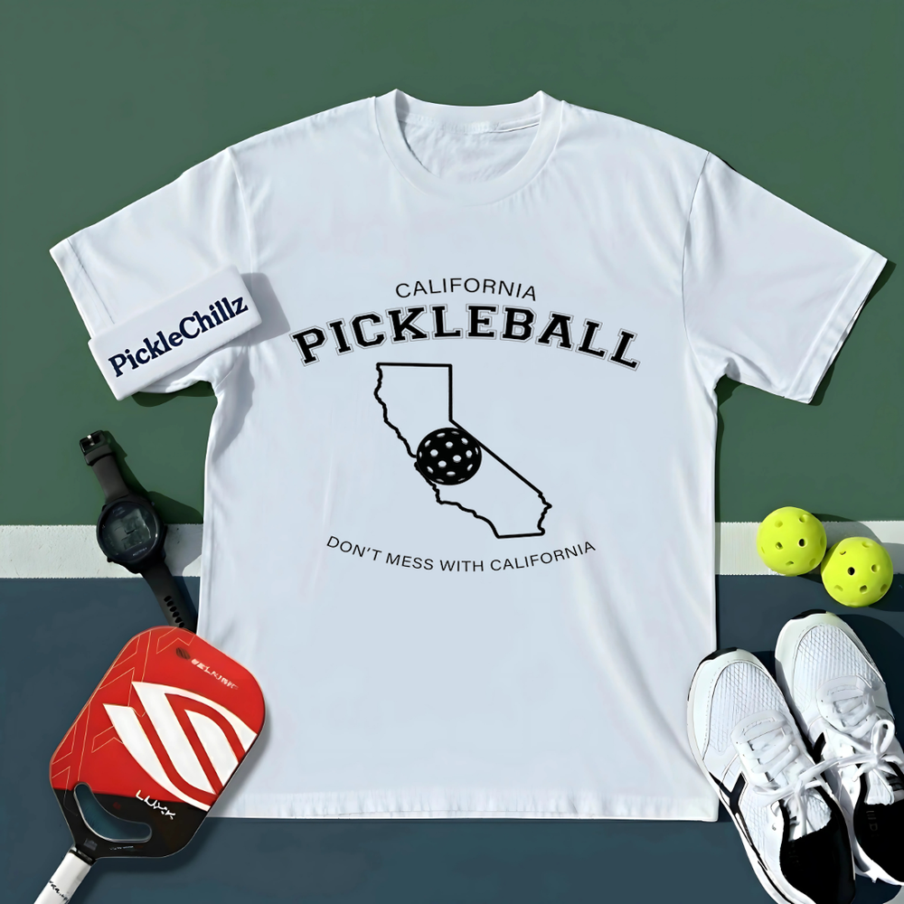Don't Mess With California Pickleball Unisex T-Shirt - Picklechillz