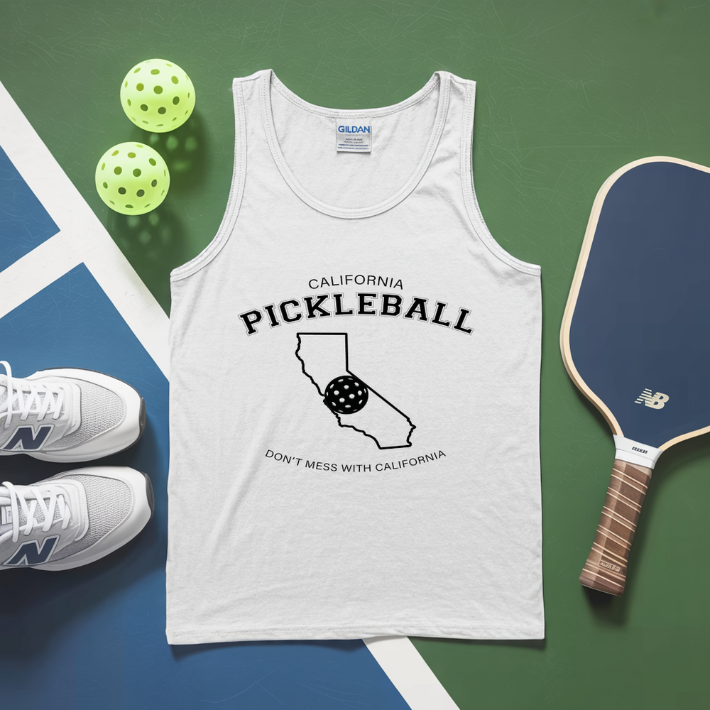 Don't Mess With California Pickleball Tank Top - Picklechillz