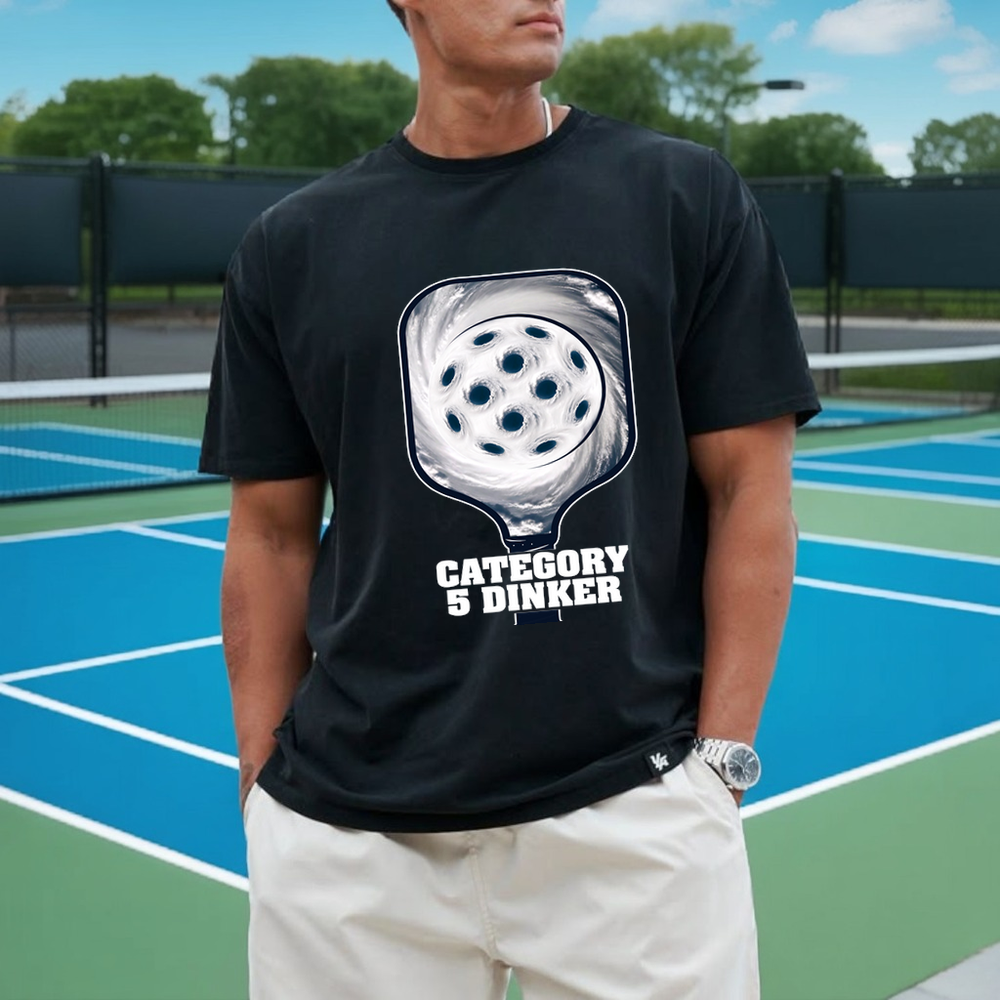 Category 5 Dinker Pickleball Funny Unisex T-Shirt - Picklechillz