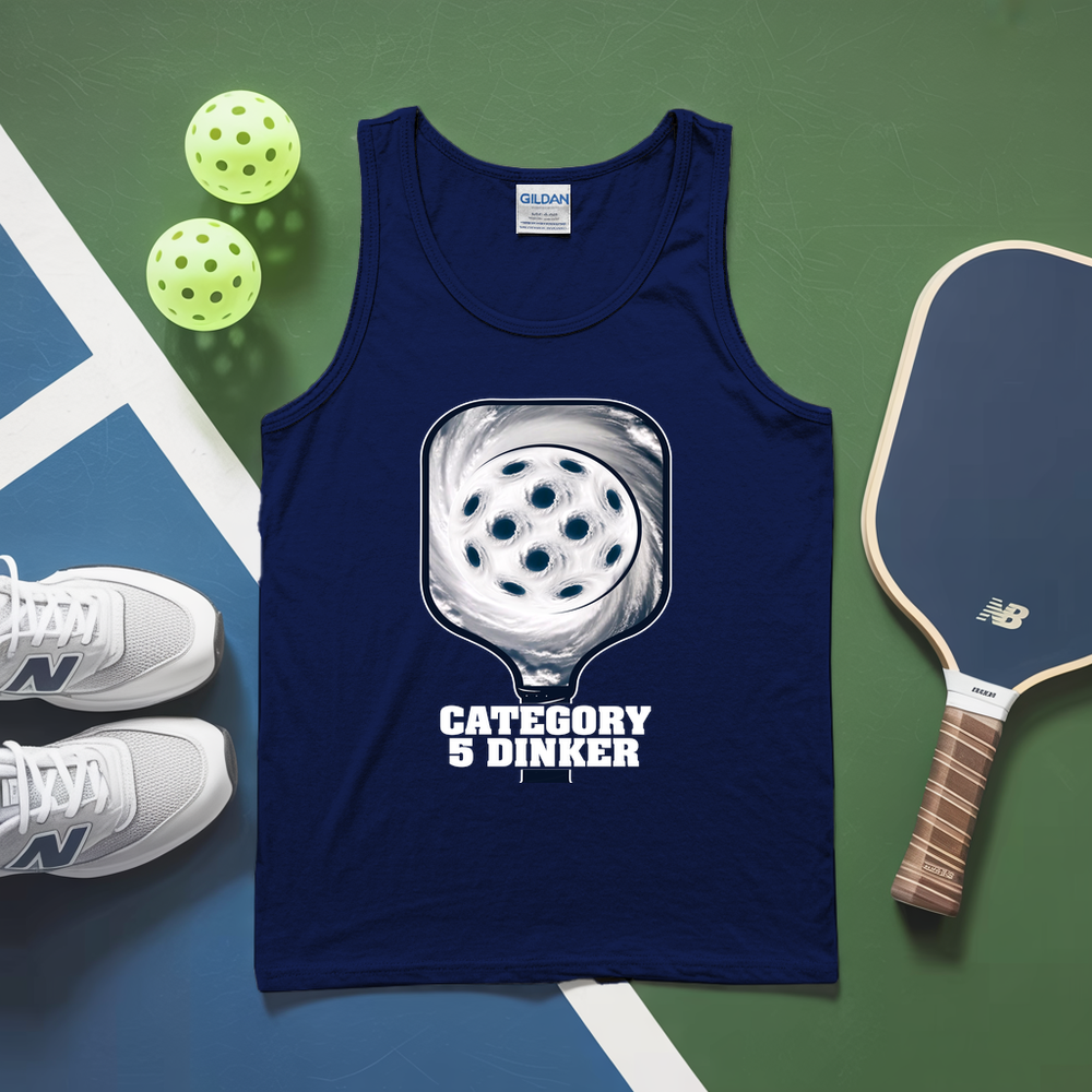 Category 5 Dinker Pickleball Funny Tank Top - Picklechillz