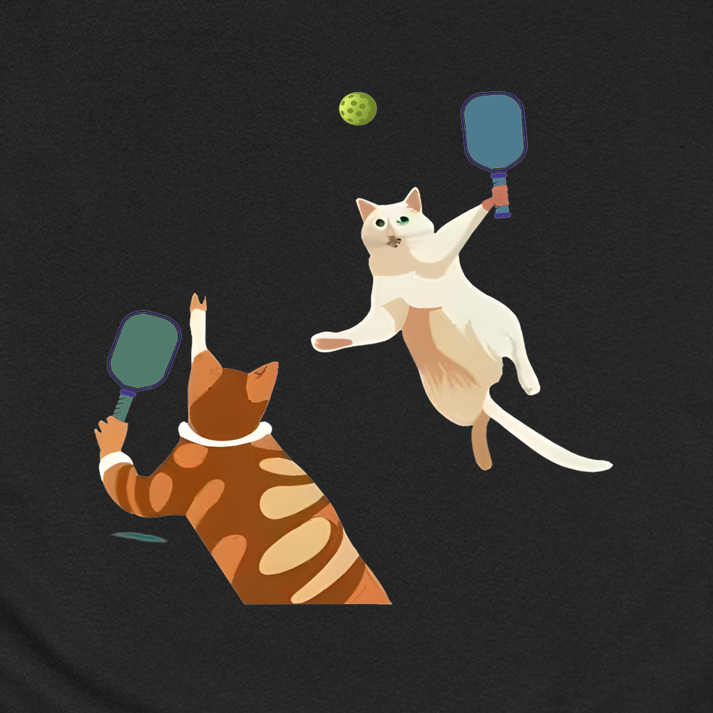 Cats Playing Pickleball Tank Top - Picklechillz