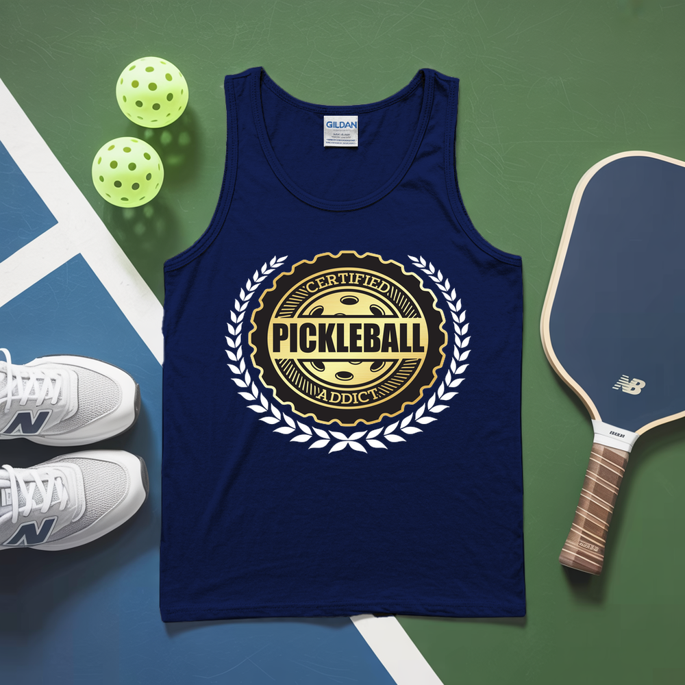 Certified Addict Pickleball Classic V1 Tank Top - Picklechillz