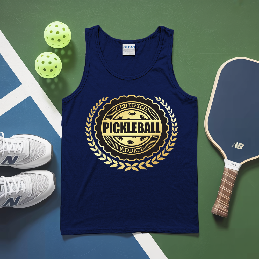Certified Addict Pickleball Classic V3 Tank Top - Picklechillz