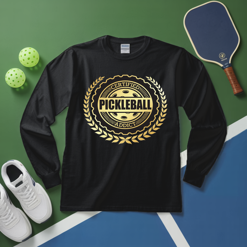 Certified Addict Pickleball Classic V3 Long Sleeve - Picklechillz