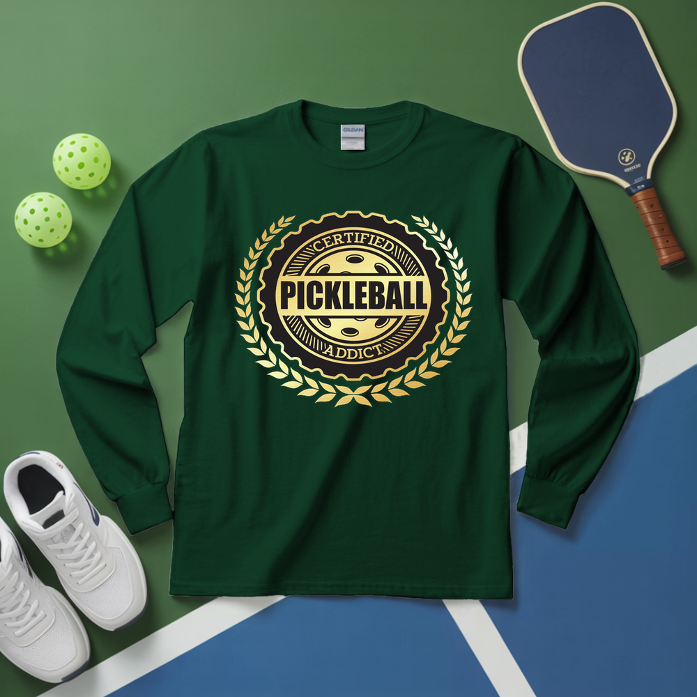Certified Addict Pickleball Classic V3 Long Sleeve - Picklechillz