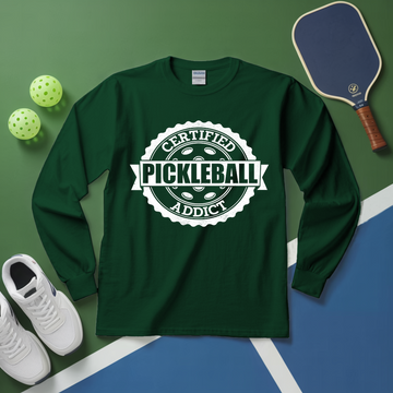 Certified Addict Pickleball Classic V2 Long Sleeve - Picklechillz