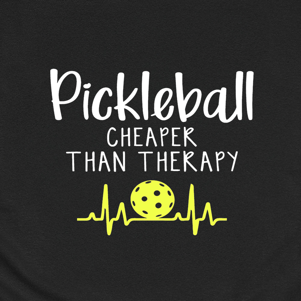 Pickleball Cheaper Than Therapy Unisex T-Shirt - Picklechillz