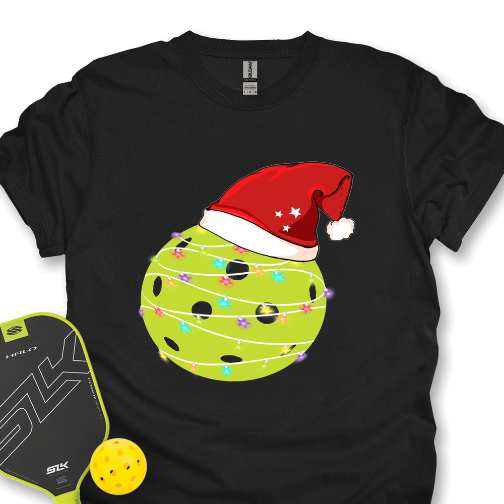 Christmas Pickleball Lights Unisex T-Shirt - Picklechillz