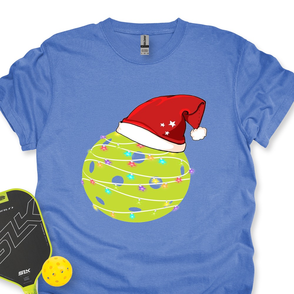 Christmas Pickleball Lights Unisex T-Shirt - Picklechillz